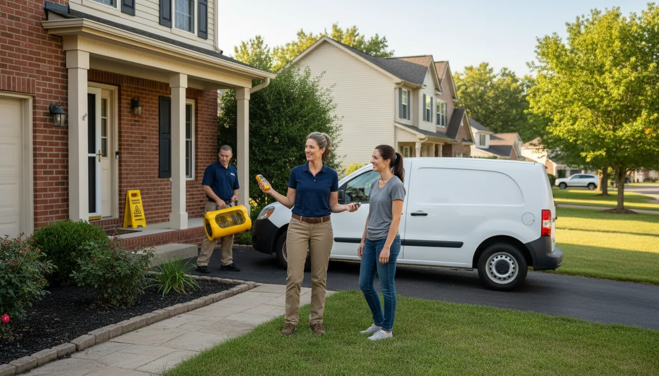 Water restoration image for Structural Drying Services in South Charleston, WV